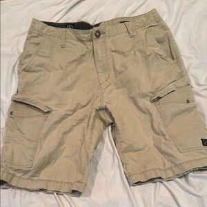 Volcom Khaki Cargo Shorts